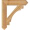 Ekena Millwork Merced Arts & Crafts Rough Sawn Bracket, Western Red Cedar, 6"W x 32"D x 36"H BKT06X32X36MRC03RWR - alternate 3